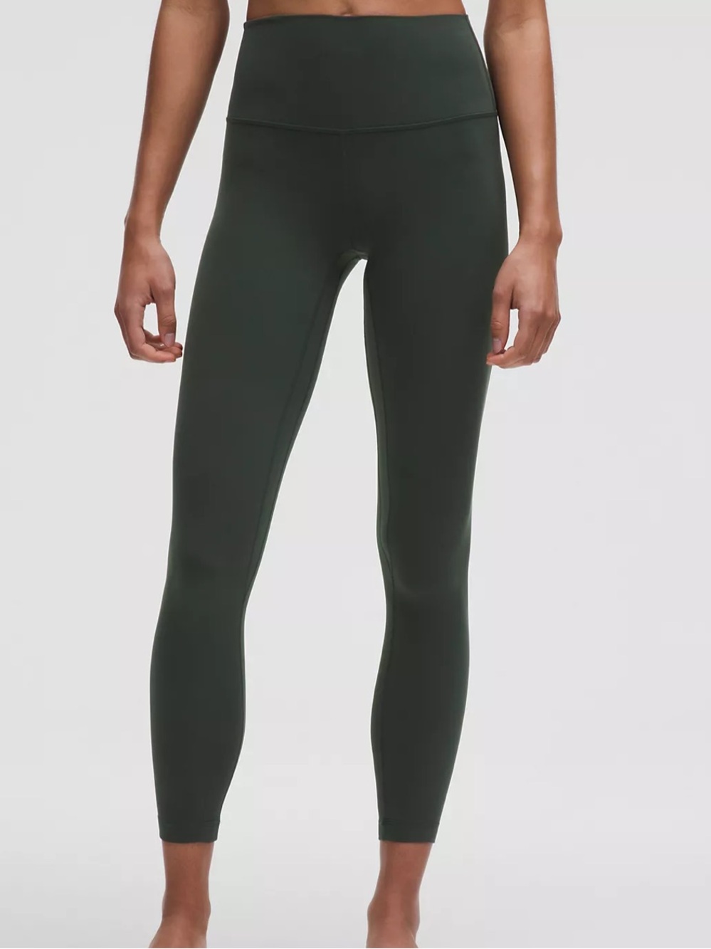 NWT Lululemon align HR 25" pant rainforest green